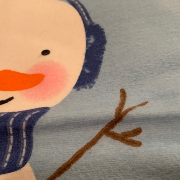 NEW Cozy Home Classics FULL 100%Cotton Flannel Sheet Set “Snow⛄️Friends” - Picture 4 of 4